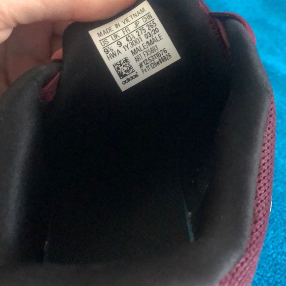 Adidas Maroon Edge Gameday Shoes - Picture 4 of 6